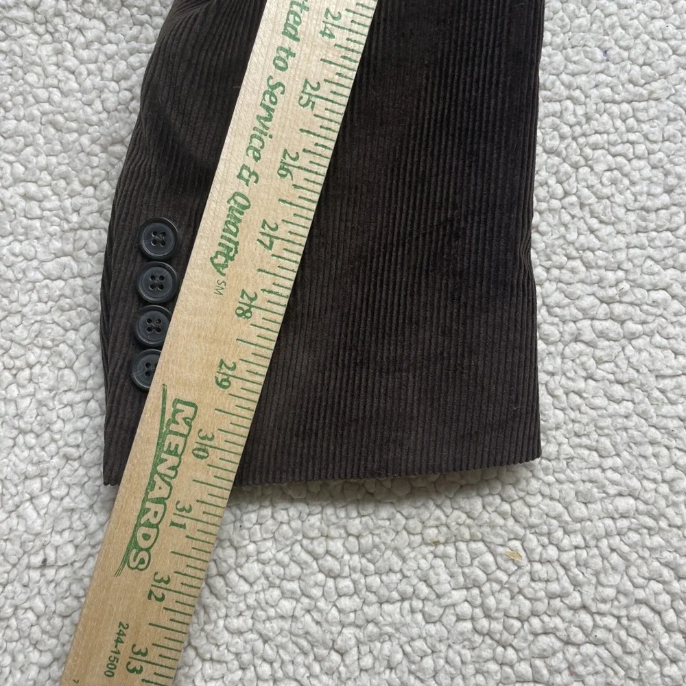 Stafford Sport Coat Mens 50R Brown Essentials Corduroy‎ Classic Fit Blazer